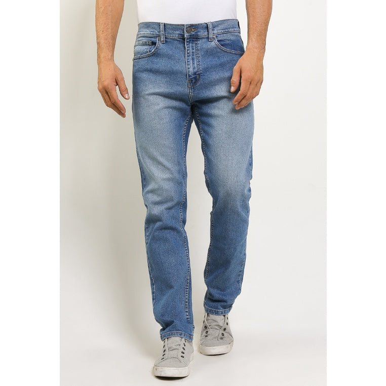 TRIPLE Celana Jeans Regular Slim Stretch (94 858 BWD)
