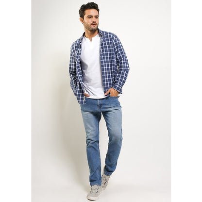 TRIPLE Celana Jeans Regular Slim Stretch (94 858 BWD)