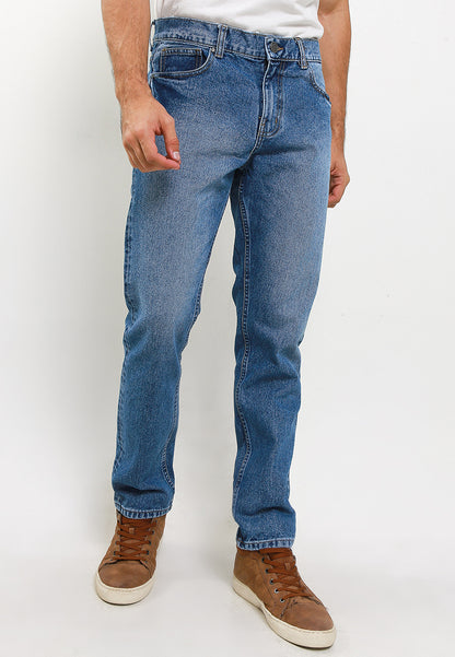 Celana Jeans Non Stretch Regular Slim | 191 858 - Light Wash B
