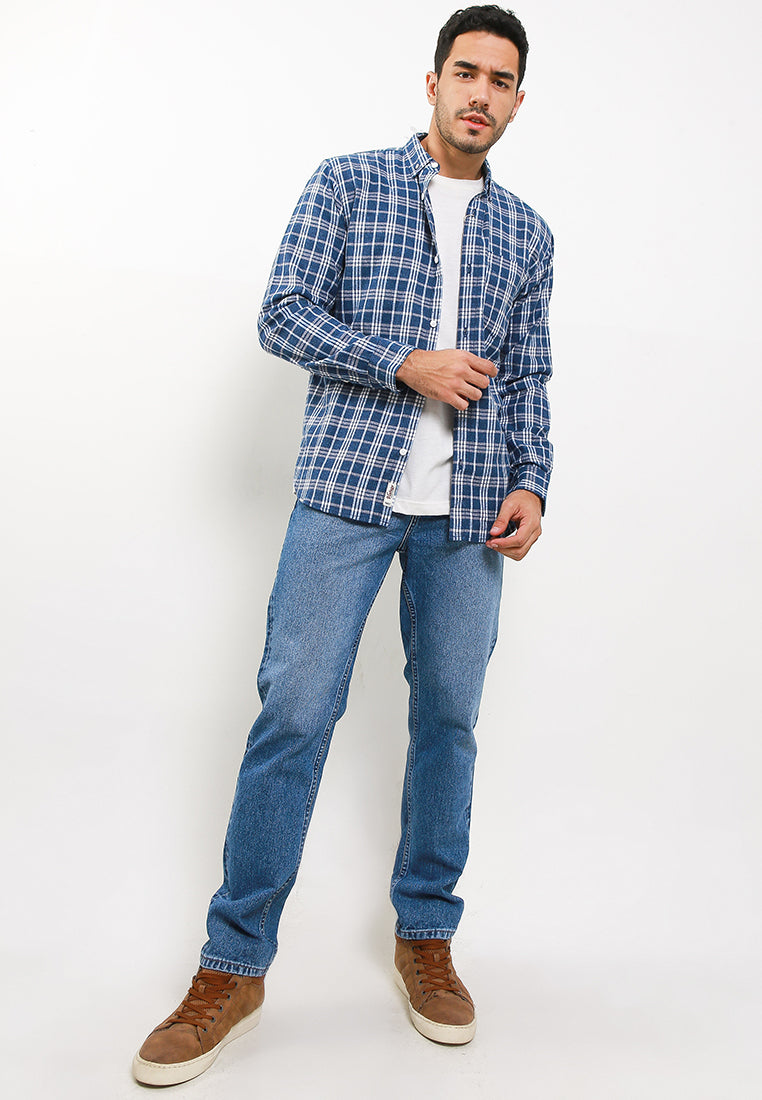 Celana Jeans Non Stretch Regular Slim | 191 858 - Light Wash B