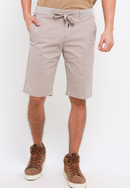 Celana Pendek Chinos Stretch | 261 848S - Mid Grey