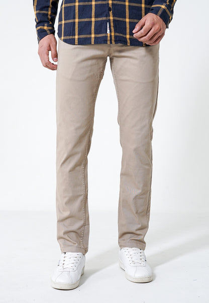 Celana Chinos Stretch Slim Fit | 285 828 04 - Light Khaki