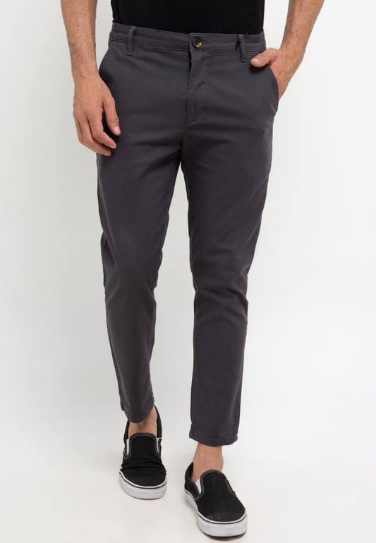 Celana Ankle Pant Stretch Slim Fit | 314 828 - Dark Grey