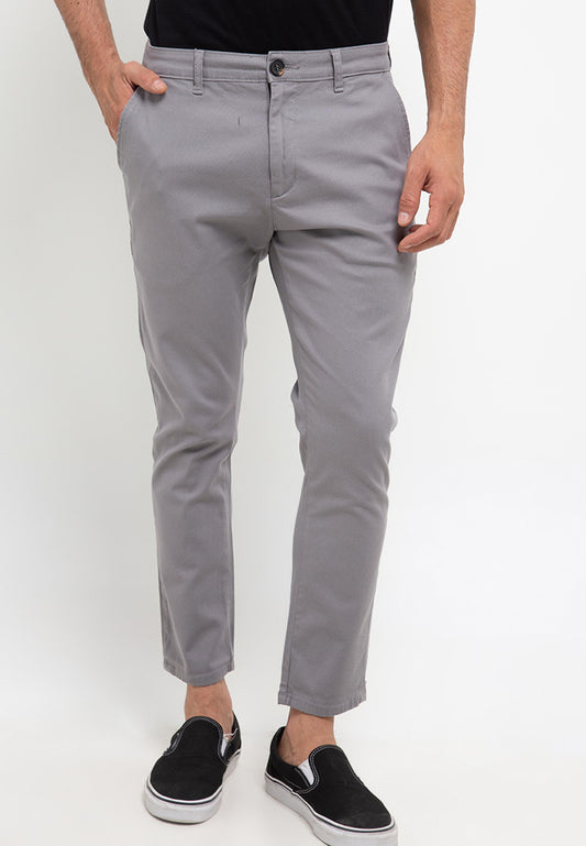 Celana Ankle Pant Stretch Slim Fit | 314 828 - Grey