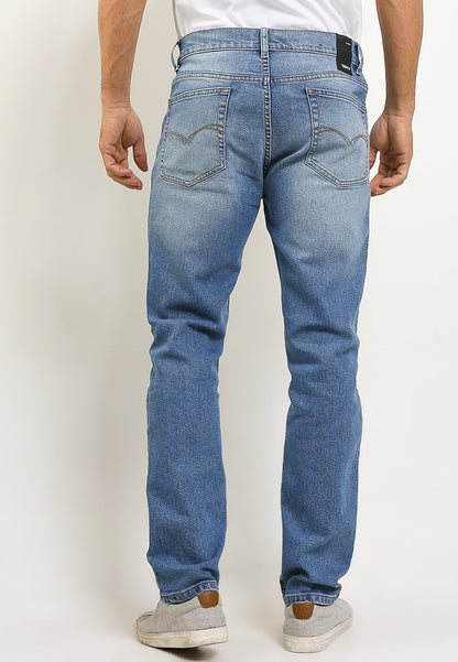 Celana Jeans Stretch Regular Slim | 94 858 - Super Light Wash