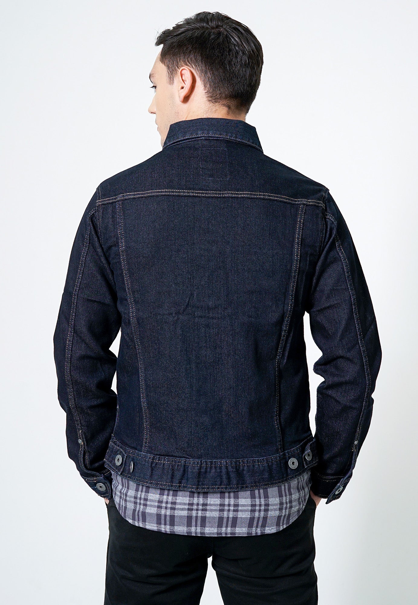 Jaket denim hotsell slim fit