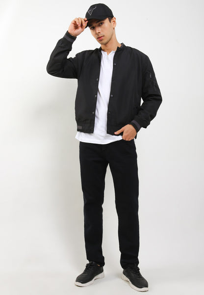 Jaket Bomber Parasut | JK PRS 535 07 - Black