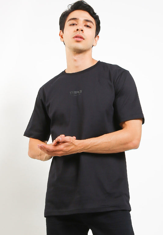 Tshirt Regular Fit | YTS 100 - Black