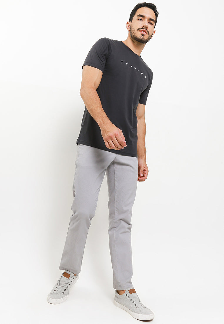 Tshirt Slim Fit | YTS 81 - Dark Grey