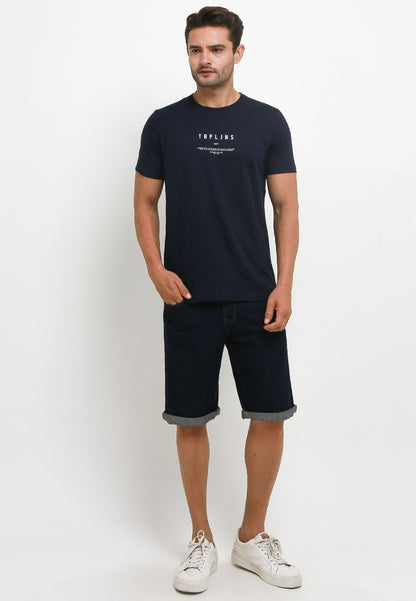 Tshirt Slim Fit | YTS 91 - Navy