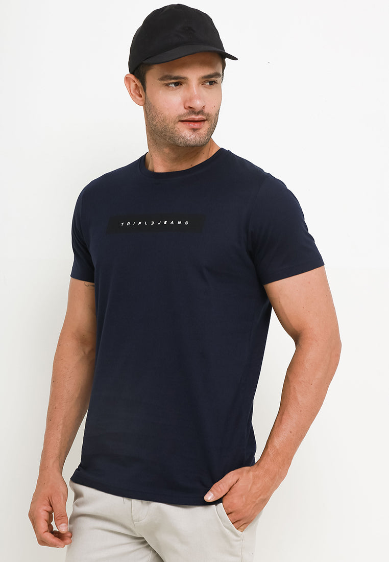 Tshirt Slim Fit | YTS 93 - Navy