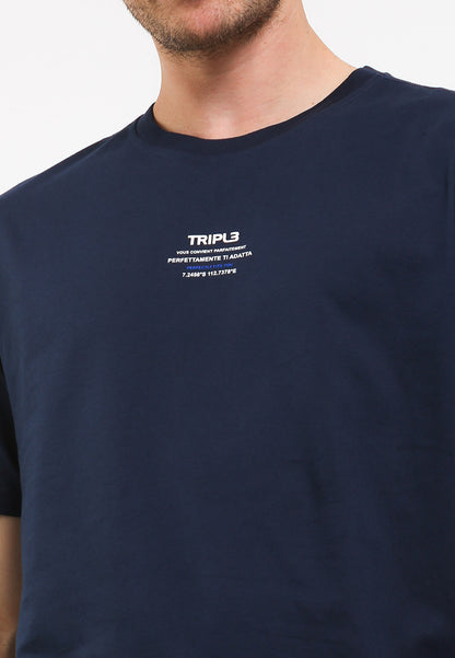 Tshirt Slim Fit | YTS 96 - Navy